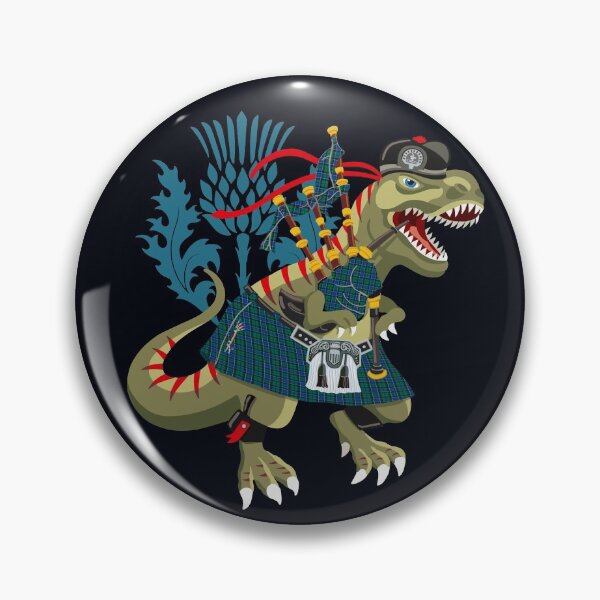 Artikelvorschau, Clanosaurus Rex: GRAHAMsaurus rex Graham Family Tartan entworfen und verkauft von Lisa Rotenberg.