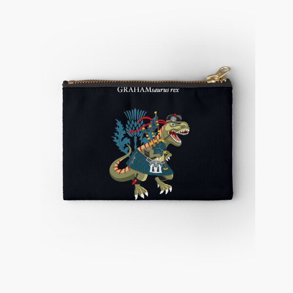 Item preview, Clanosaurus Rex: GRAHAMsaurus rex Graham Family Tartan designed and sold by Lisa Rotenberg.