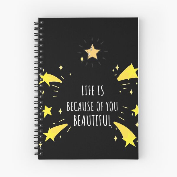 Item preview, Life is beautiful because of you love quotes - relationship synonyms, relationship quote, relationship meme, relationship advice, relationship gifts, couple gifts designed and sold by mr&mrsmalik malik.