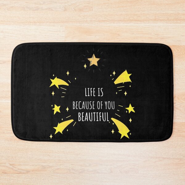 Item preview, Life is beautiful because of you love quotes - relationship synonyms, relationship quote, relationship meme, relationship advice, relationship gifts, couple gifts designed and sold by mr&mrsmalik malik.