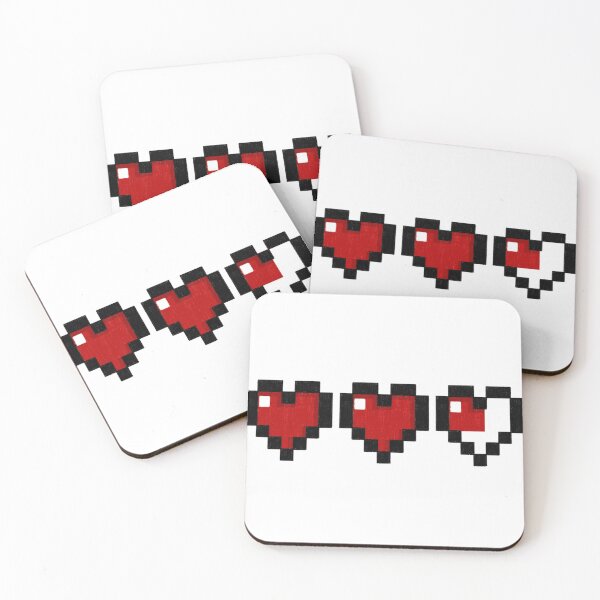 Item preview, Pixel hearts designed and sold by CreativeMisc.