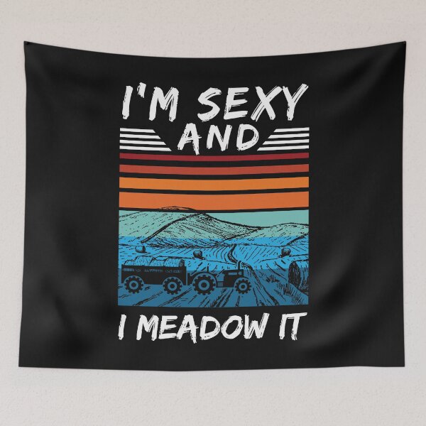 Item preview, Vintage Farm Haystack Hay Retro Tractor Meadow Farmland Pasture Sexy Farmer designed and sold by TheAplus.