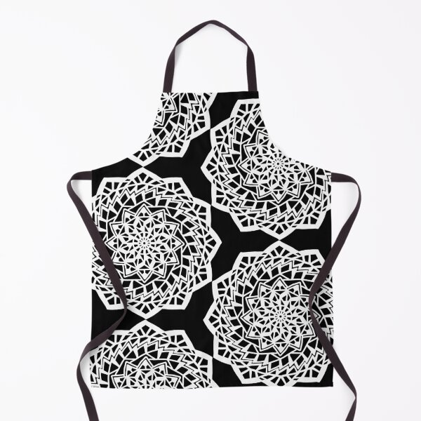 Item preview, White mosaic mandala pattern designed and sold by Ingrid Kumar.