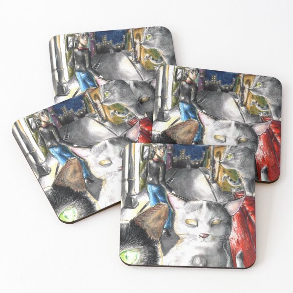 Item preview, Suspicious cats designed and sold by Furiarossa.