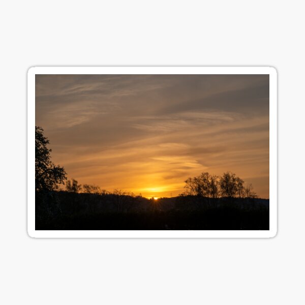 Abendstimmung in der Schweiz Sticker