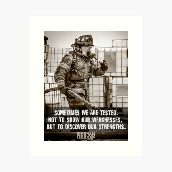 Sometimes we are Tested Art Print