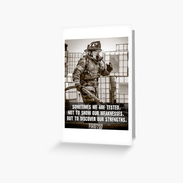 Sometimes we are Tested Greeting Card