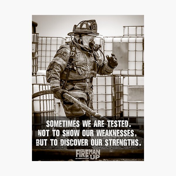 Sometimes we are Tested Photographic Print