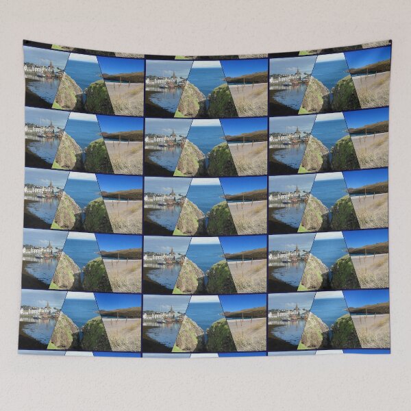 Item preview, Hebridean Blue  - Western Isles Collage designed and sold by SunriseRose.