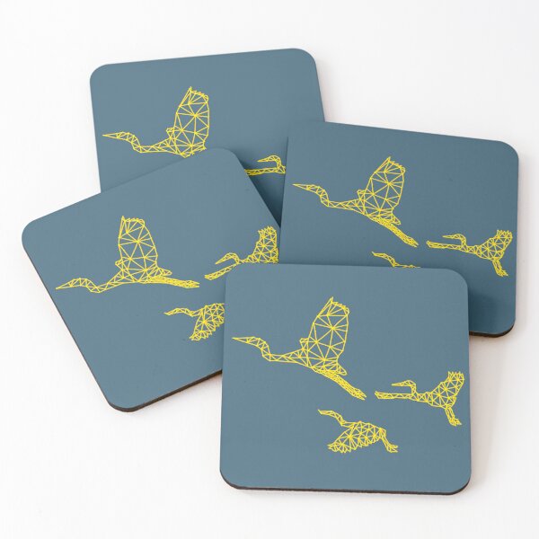 Item preview, Geometric Flying Egrets designed and sold by Arkneer.