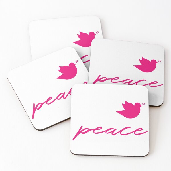 Item preview, Pink Peace Lettering with Hearts  designed and sold by stxaris.