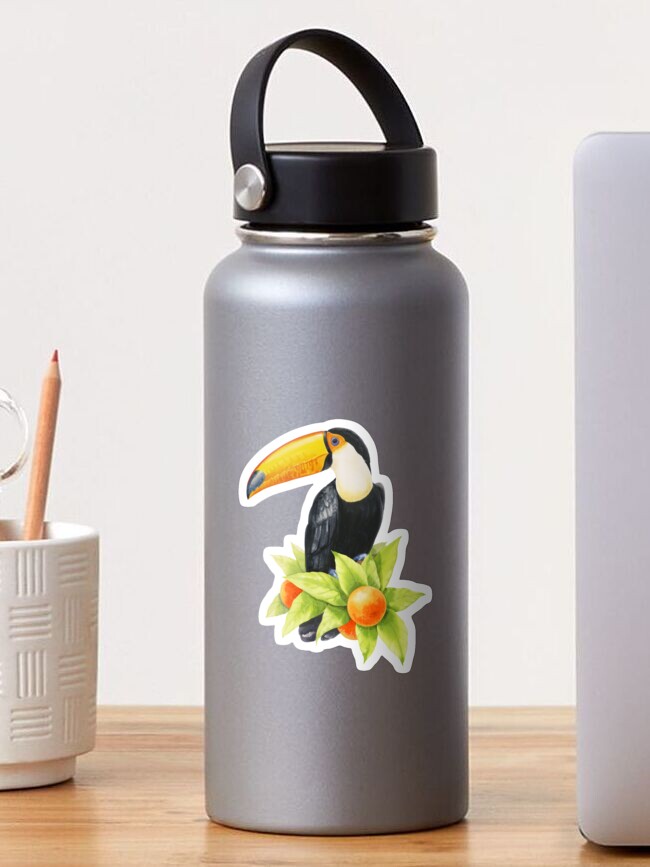 Thumbnail 1 of 3, Sticker, Toucan designed and sold by Meadowpipit.