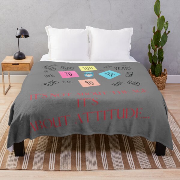 Item preview, Funny It's Not About The Age It's About Attitude Design designed and sold by VandJStore.