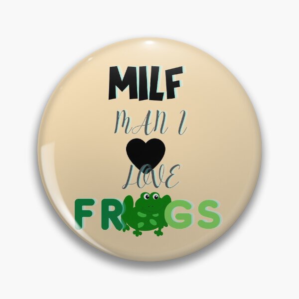 Aperçu de l'œuvre Chemise MILF-Homme I Love Frogs. créée et vendue par Cheeky Popp.
