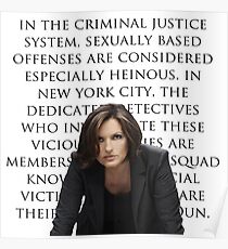Benson und SVU Intro Poster