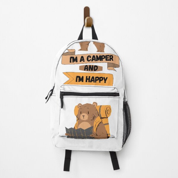 Item preview, I'm a camper and I'm happy designed and sold by AmineMorchid.
