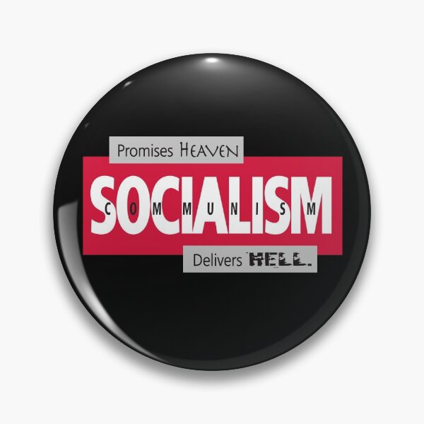 Item preview, ANTI SOCIALISM on black field designed and sold by skRB.