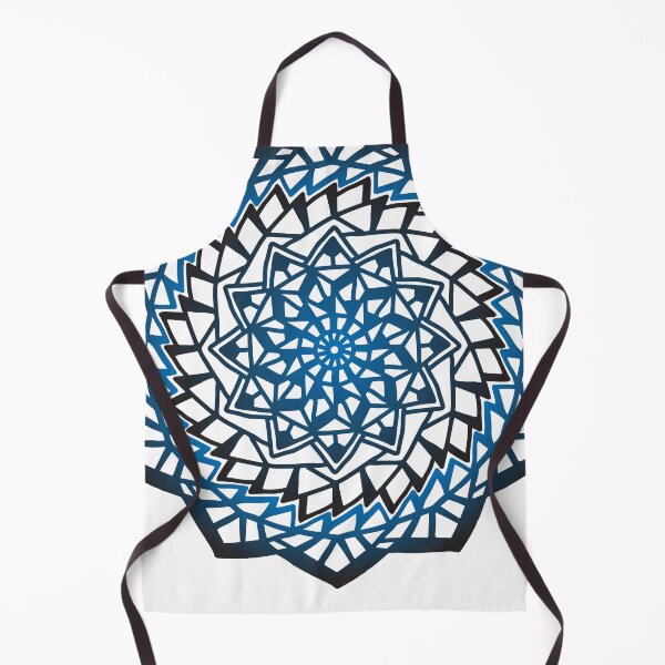 Item preview, blue gradient mosaic mandala designed and sold by Ingrid Kumar.