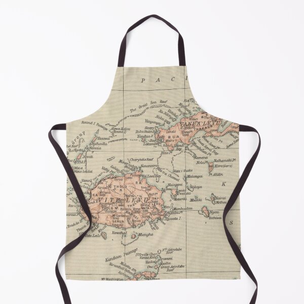 Item preview, Old Fiji Map (1919) Vintage Viti Levu Atlas designed and sold by BravuraMedia.