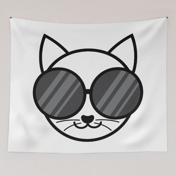 Item preview, Cat Wearing Sunglasses | White designed and sold by Wintre2.