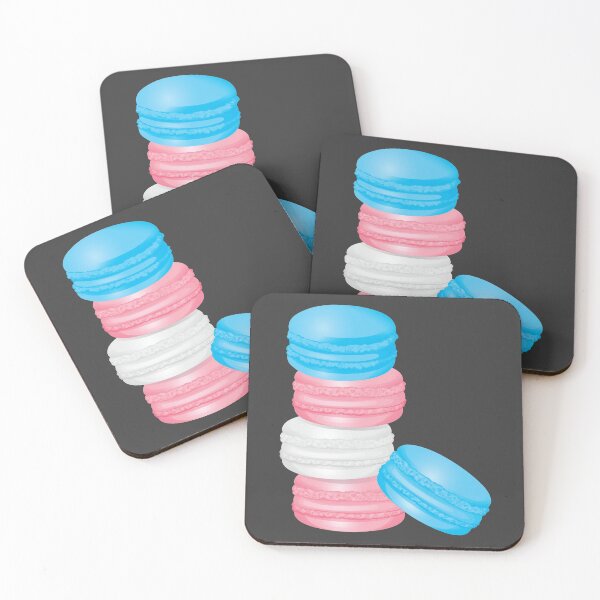 Artikelvorschau, Trans Pride Macaron Geschenk, Transgender Bunte Süße Pastell Dessert, Transsexuelle Macaron LGBT+ entworfen und verkauft von ArtsyloShop.