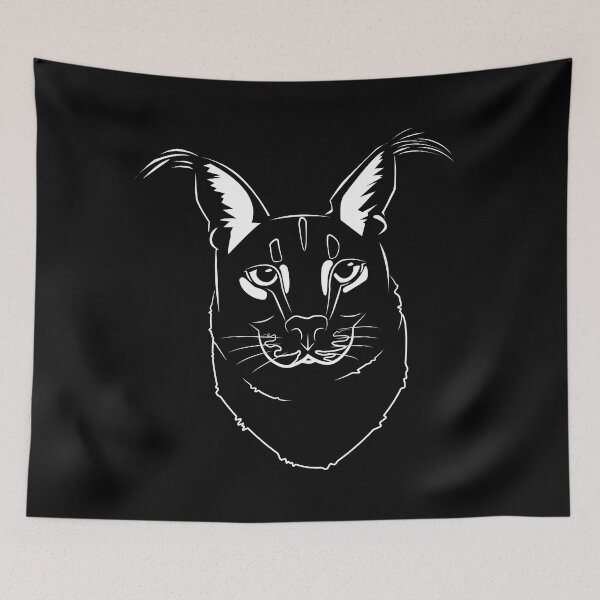 Item preview, Floppa White Line Art designed and sold by Rzera-.