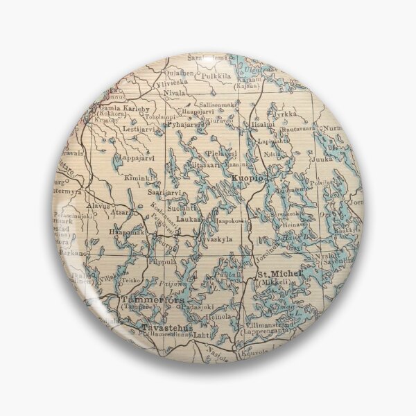 Item preview, Old Finland Map (1923) Vintage Finnish Atlas designed and sold by BravuraMedia.