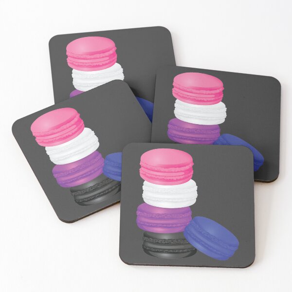 Item preview, Genderfluid Pride Macaron Gift, Gender Fluid Colorful Sweet Pastel Dessert, Genderfluid Macaroon LGBT+ designed and sold by ArtsyloShop.