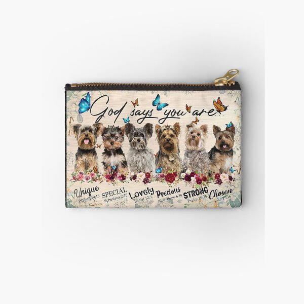 Item preview, God Says You Are - Jesus Love Yorkshire Terriers Dog - Jesus Yorkshire Terriers designed and sold by MagicatcoArt.