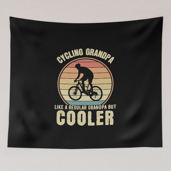 Item preview, Cycling Grandpa like a regular grandpa but cooler | Retro Mountain Biking design | Gifts for cycling grandad and mountain biking lovers designed and sold by Violet Treasures.