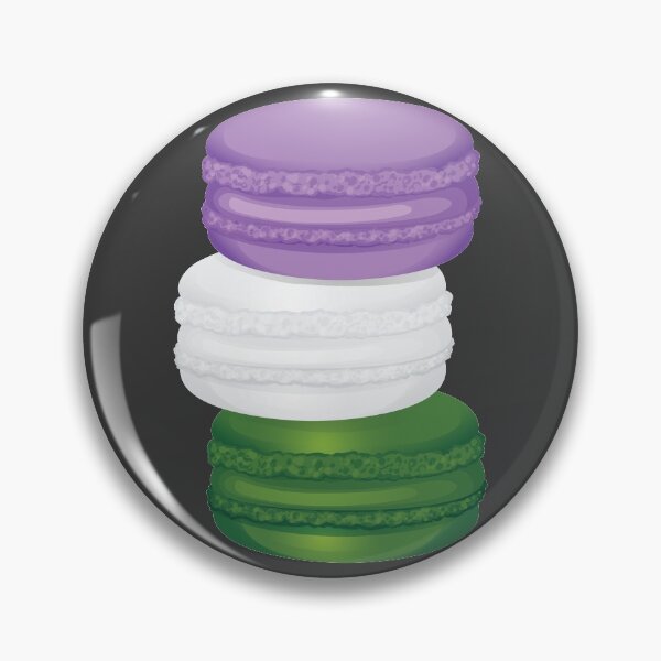 Item preview, Queer Pride Macaron Gift, GenderQueer Colorful Sweet Pastel Dessert, Gender Queer Macaroon LGBT+ designed and sold by ArtsyloShop.