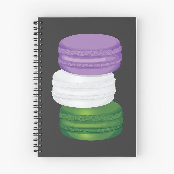 Item preview, Queer Pride Macaron Gift, GenderQueer Colorful Sweet Pastel Dessert, Gender Queer Macaroon LGBT+ designed and sold by ArtsyloShop.