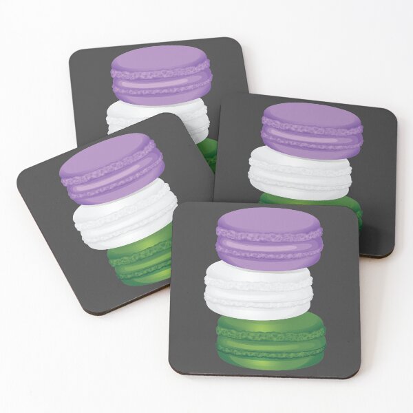 Item preview, Queer Pride Macaron Gift, GenderQueer Colorful Sweet Pastel Dessert, Gender Queer Macaroon LGBT+ designed and sold by ArtsyloShop.