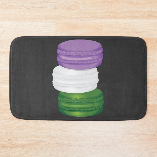 Item preview, Queer Pride Macaron Gift, GenderQueer Colorful Sweet Pastel Dessert, Gender Queer Macaroon LGBT+ designed and sold by ArtsyloShop.