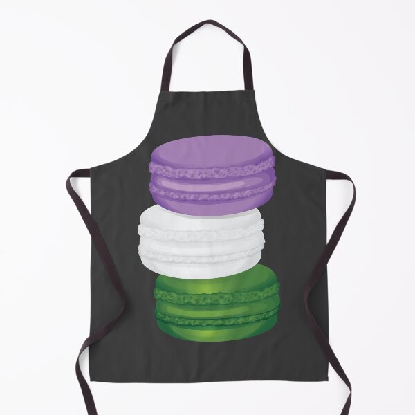 Item preview, Queer Pride Macaron Gift, GenderQueer Colorful Sweet Pastel Dessert, Gender Queer Macaroon LGBT+ designed and sold by ArtsyloShop.