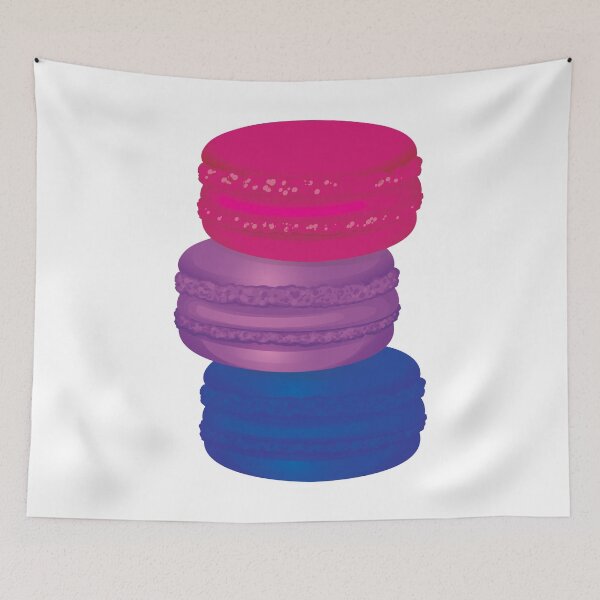 Item preview, Bisexual Pride Macaron Gift, Bisexual Colorful Sweet Pastel Dessert, Bi Bisexuality Macaroon LGBT+ designed and sold by ArtsyloShop.