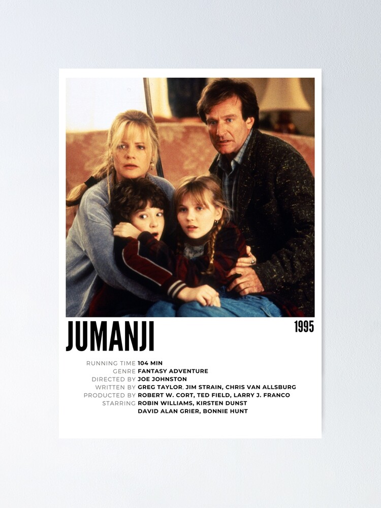 H781 Hot Fabric Poster Jumanji Movie 1995 Robin Williams 36x24 30x20 40x27inch 