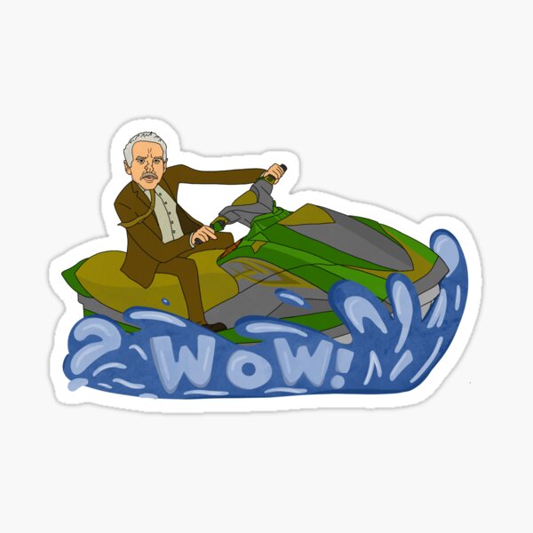 "Mobius Jet Ski" Sticker for Sale by IronAndy Redbubble