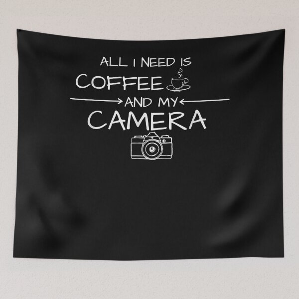 Item preview, All i need is coffee and my camera - Photographer Gifts designed and sold by begin-again.