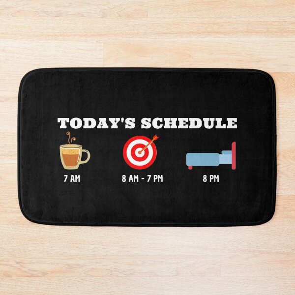 Item preview, Today's Schedule Coffee, Archery, and Sleeping designed and sold by 24FAHSION.
