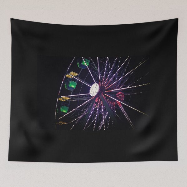 Item preview, Lighted Colorful Ferris Wheel at Night designed and sold by Stephen Orsillo.