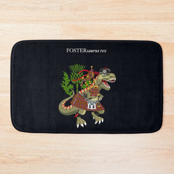 Item preview, Clanosaurus Rex FOSTERsaurus rex Foster Forester Forster Forrester Tartan designed and sold by Lisa Rotenberg.