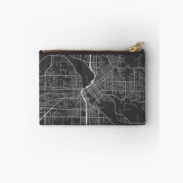 Item preview, Cedar Rapids Map, USA - Gray designed and sold by MainStreetMaps.