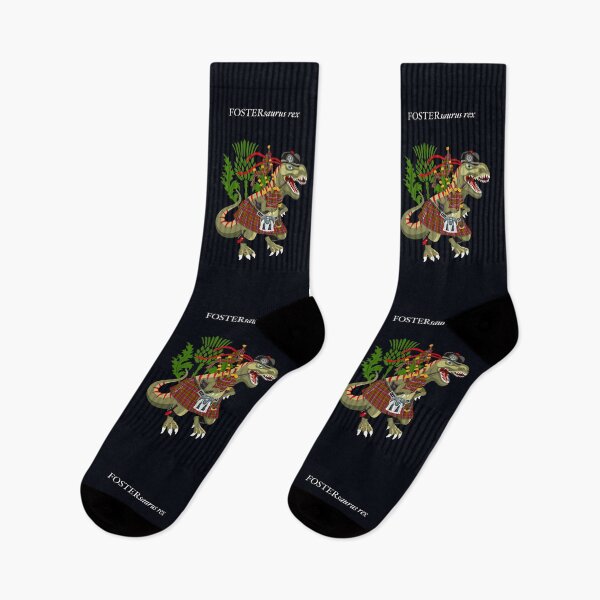 Item preview, Clanosaurus Rex FOSTERsaurus rex Foster Forester Forster Forrester Tartan designed and sold by Lisa Rotenberg.