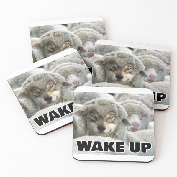 Item preview, Wake up SHEEPLE!!! designed and sold by JoyousNoise.
