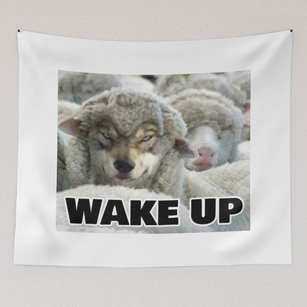 Item preview, Wake up SHEEPLE!!! designed and sold by JoyousNoise.