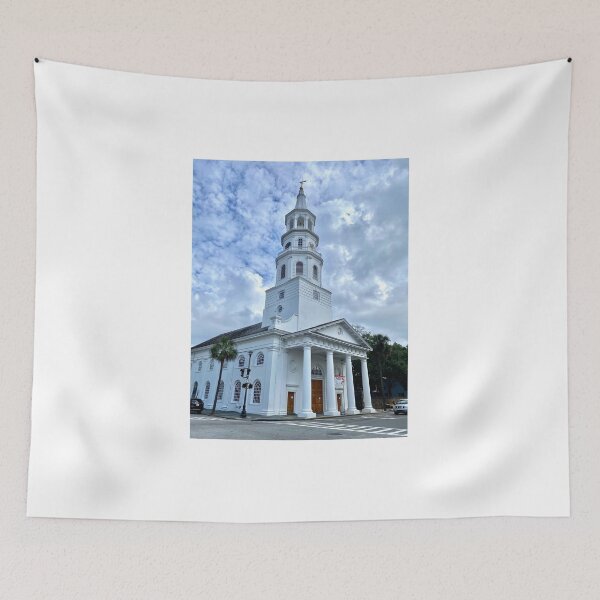 Item preview, St. Michael's Church on Broad St, Charleston SC designed and sold by arishatz.