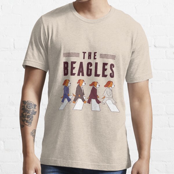 "THE BEAGLES FUNNY DOG WALKING " Tshirt for Sale by ralfjohnson