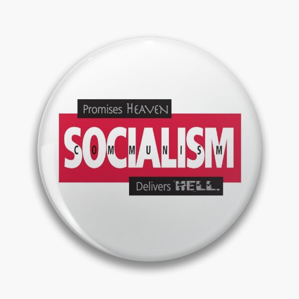 Item preview, ANTI SOCIALISM on white field designed and sold by skRB.