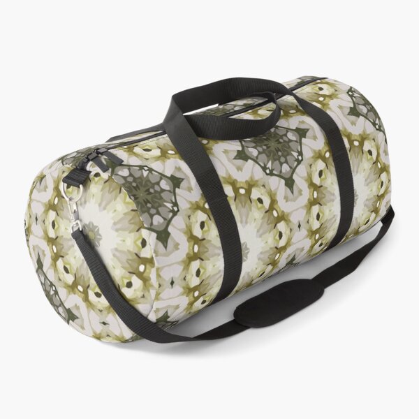 Item preview, Soft Geometric Pattern in Shades of Green and Ivory designed and sold by cozycaroline.